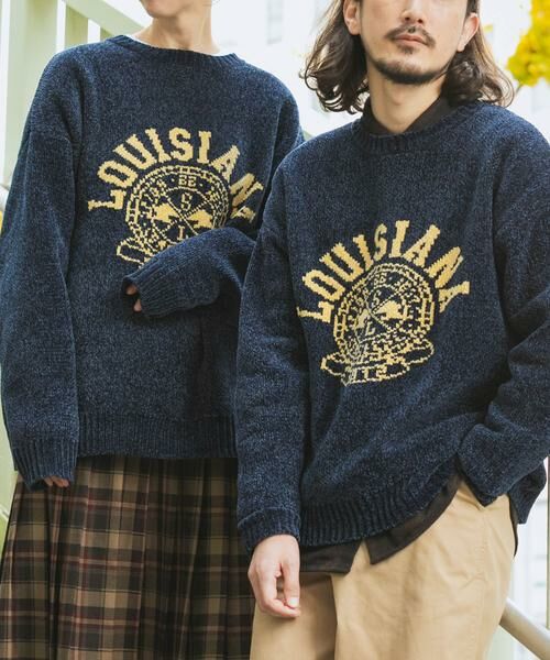 URBAN RESEARCH ITEMS / アーバンリサーチ アイテムズ ニット・セーター | 真冬の正解 カレッジロゴモールニット | 詳細9