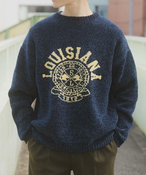 URBAN RESEARCH ITEMS / アーバンリサーチ アイテムズ ニット・セーター | 真冬の正解 カレッジロゴモールニット | 詳細13