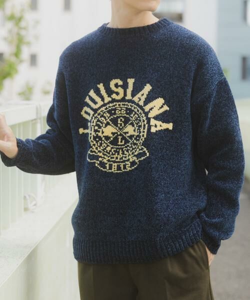 URBAN RESEARCH ITEMS / アーバンリサーチ アイテムズ ニット・セーター | 真冬の正解 カレッジロゴモールニット | 詳細14