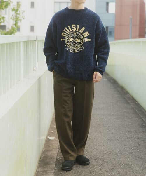 URBAN RESEARCH ITEMS / アーバンリサーチ アイテムズ ニット・セーター | 真冬の正解 カレッジロゴモールニット | 詳細17