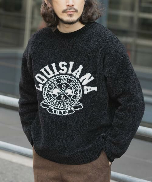 URBAN RESEARCH ITEMS / アーバンリサーチ アイテムズ ニット・セーター | 真冬の正解 カレッジロゴモールニット | 詳細28