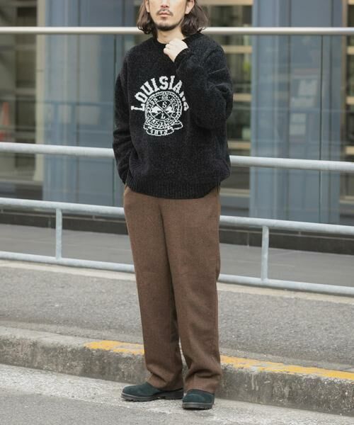 URBAN RESEARCH ITEMS / アーバンリサーチ アイテムズ ニット・セーター | 真冬の正解 カレッジロゴモールニット | 詳細30