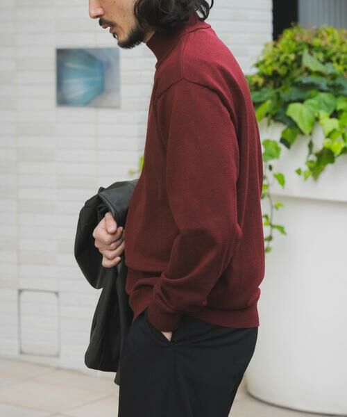 URBAN RESEARCH ITEMS / アーバンリサーチ アイテムズ ニット・セーター | SILK×WOOL MIX ハイネックセーター | 詳細1