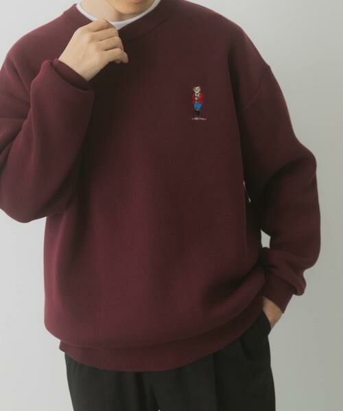 URBAN RESEARCH ITEMS / アーバンリサーチ アイテムズ ニット・セーター | Teddy Bear スウェットライクニット | 詳細1