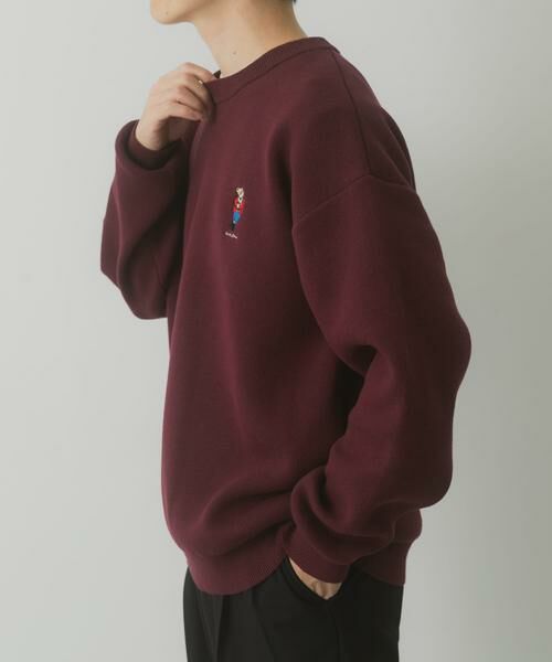 URBAN RESEARCH ITEMS / アーバンリサーチ アイテムズ ニット・セーター | Teddy Bear スウェットライクニット | 詳細3