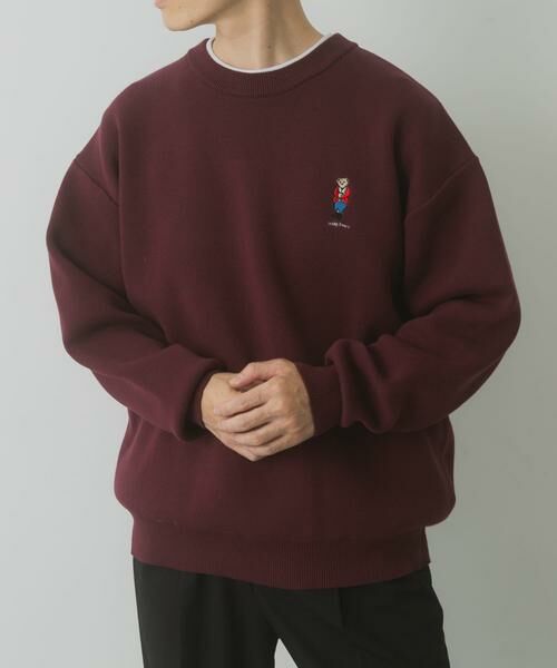 URBAN RESEARCH ITEMS / アーバンリサーチ アイテムズ ニット・セーター | Teddy Bear スウェットライクニット | 詳細5