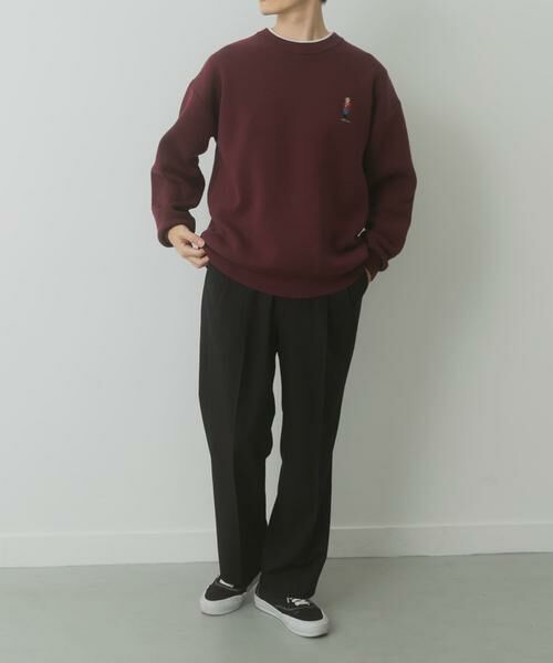 URBAN RESEARCH ITEMS / アーバンリサーチ アイテムズ ニット・セーター | Teddy Bear スウェットライクニット | 詳細6