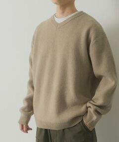 URBAN RESEARCH ITEMS / アーバンリサーチ アイテムズ ニット・セーター | タスマニア メリノウール100 Vネックニット