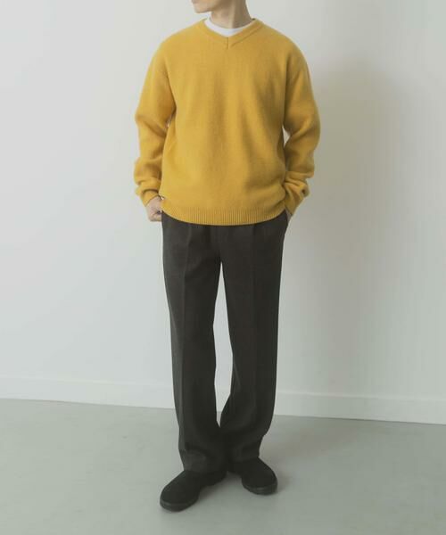 URBAN RESEARCH ITEMS / アーバンリサーチ アイテムズ ニット・セーター | タスマニア メリノウール100 Vネックニット | 詳細23