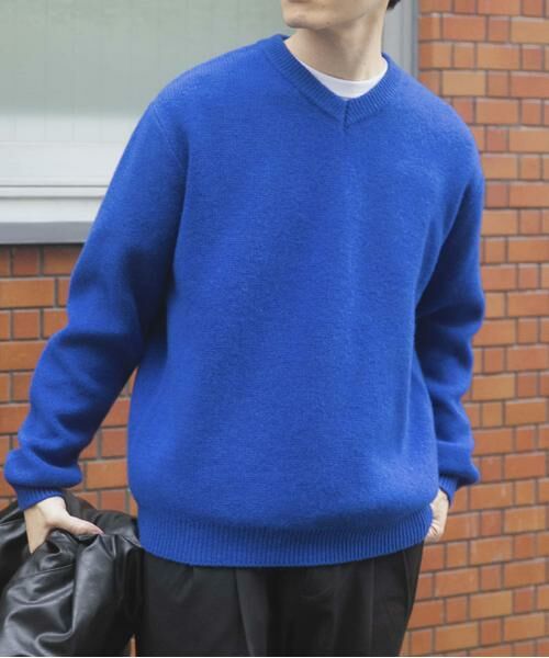 URBAN RESEARCH ITEMS / アーバンリサーチ アイテムズ ニット・セーター | タスマニア メリノウール100 Vネックニット | 詳細26