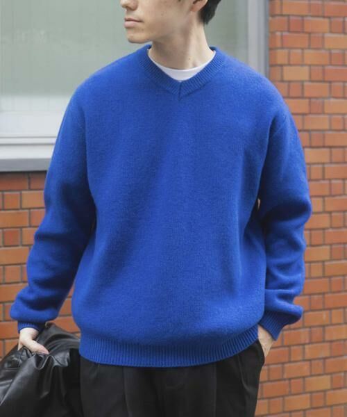 URBAN RESEARCH ITEMS / アーバンリサーチ アイテムズ ニット・セーター | タスマニア メリノウール100 Vネックニット | 詳細27