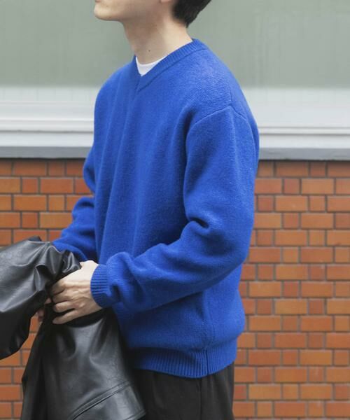 URBAN RESEARCH ITEMS / アーバンリサーチ アイテムズ ニット・セーター | タスマニア メリノウール100 Vネックニット | 詳細28