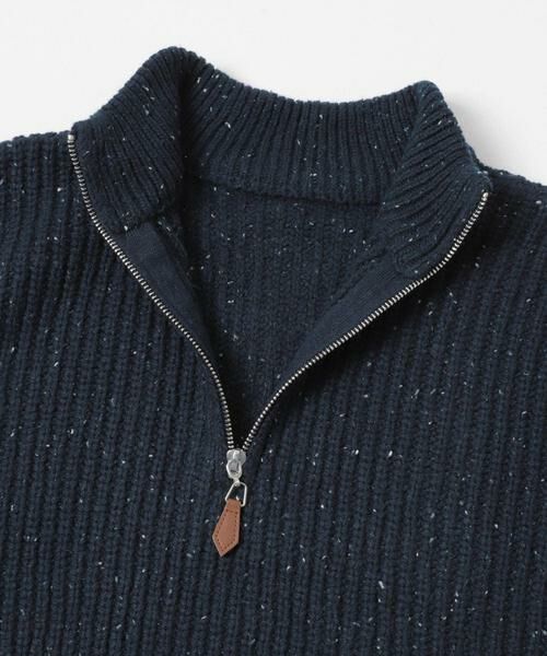 URBAN RESEARCH ITEMS / アーバンリサーチ アイテムズ ニット・セーター | ウール混 ハーフジップ モックネックニット | 詳細10