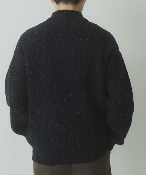 URBAN RESEARCH ITEMS / アーバンリサーチ アイテムズ ニット・セーター | ウール混 ハーフジップ モックネックニット | 詳細4