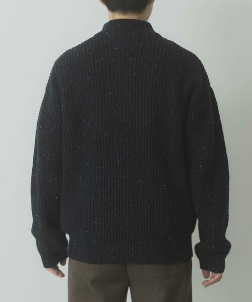 URBAN RESEARCH ITEMS / アーバンリサーチ アイテムズ ニット・セーター | ウール混 ハーフジップ モックネックニット | 詳細8