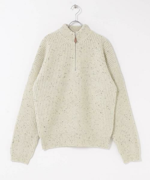 URBAN RESEARCH ITEMS / アーバンリサーチ アイテムズ ニット・セーター | ウール混 ハーフジップ モックネックニット | 詳細25