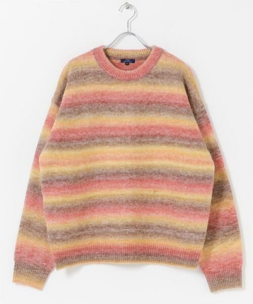 URBAN RESEARCH ITEMS / アーバンリサーチ アイテムズ ニット・セーター | グラデーションクルーネックルーズニット | 詳細13
