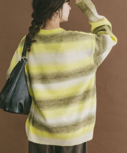 URBAN RESEARCH ITEMS / アーバンリサーチ アイテムズ ニット・セーター | グラデーションクルーネックルーズニット | 詳細15