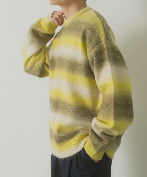 URBAN RESEARCH ITEMS / アーバンリサーチ アイテムズ ニット・セーター | グラデーションクルーネックルーズニット | 詳細24