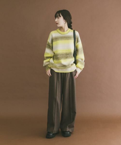 URBAN RESEARCH ITEMS / アーバンリサーチ アイテムズ ニット・セーター | グラデーションクルーネックルーズニット | 詳細18