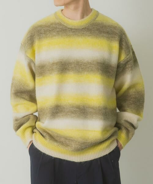 URBAN RESEARCH ITEMS / アーバンリサーチ アイテムズ ニット・セーター | グラデーションクルーネックルーズニット | 詳細22