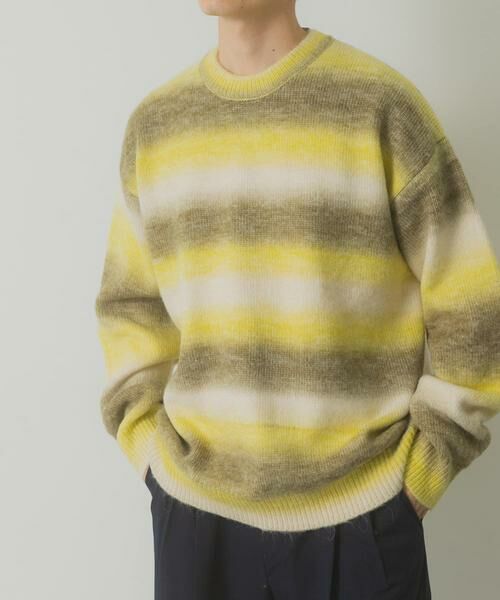 URBAN RESEARCH ITEMS / アーバンリサーチ アイテムズ ニット・セーター | グラデーションクルーネックルーズニット | 詳細23