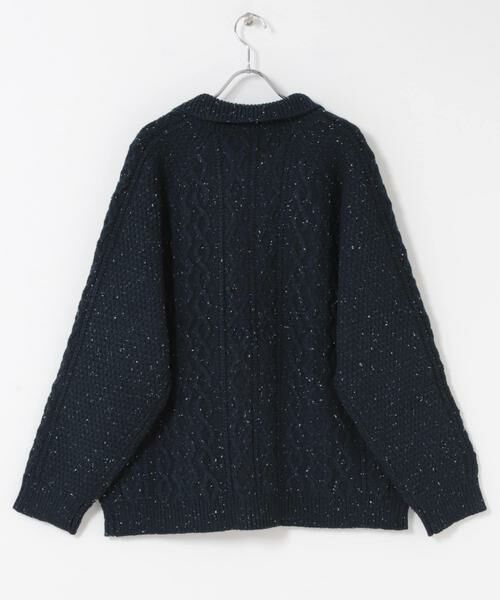 URBAN RESEARCH ITEMS / アーバンリサーチ アイテムズ カーディガン・ボレロ | ウール混 フィッシャーマンカーディガン | 詳細11