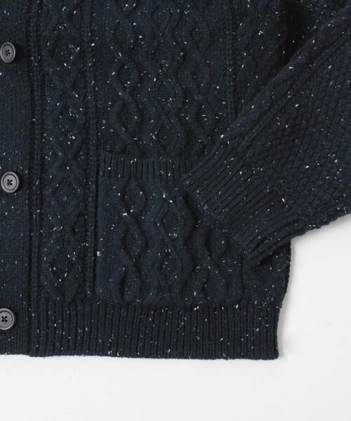 URBAN RESEARCH ITEMS / アーバンリサーチ アイテムズ カーディガン・ボレロ | ウール混 フィッシャーマンカーディガン | 詳細9