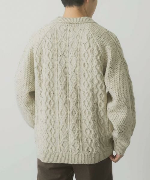 URBAN RESEARCH ITEMS / アーバンリサーチ アイテムズ カーディガン・ボレロ | ウール混 フィッシャーマンカーディガン | 詳細23