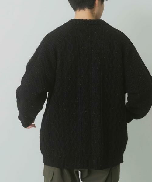 URBAN RESEARCH ITEMS / アーバンリサーチ アイテムズ カーディガン・ボレロ | ウール混 フィッシャーマンカーディガン | 詳細29
