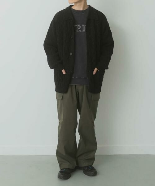 URBAN RESEARCH ITEMS / アーバンリサーチ アイテムズ カーディガン・ボレロ | ウール混 フィッシャーマンカーディガン | 詳細30