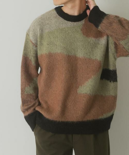 URBAN RESEARCH ITEMS / アーバンリサーチ アイテムズ ニット・セーター | モヘヤタッチカモフラリラックスニット | 詳細2