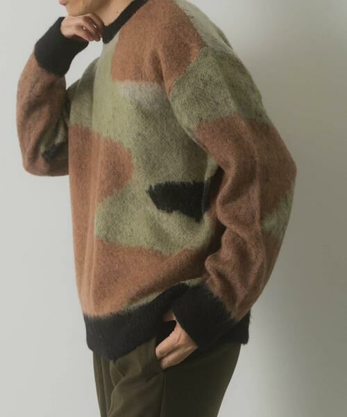 URBAN RESEARCH ITEMS / アーバンリサーチ アイテムズ ニット・セーター | モヘヤタッチカモフラリラックスニット | 詳細3