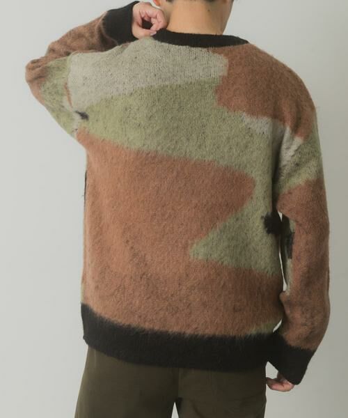 URBAN RESEARCH ITEMS / アーバンリサーチ アイテムズ ニット・セーター | モヘヤタッチカモフラリラックスニット | 詳細4