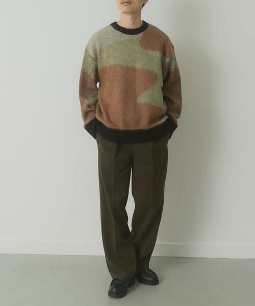 URBAN RESEARCH ITEMS / アーバンリサーチ アイテムズ ニット・セーター | モヘヤタッチカモフラリラックスニット | 詳細6
