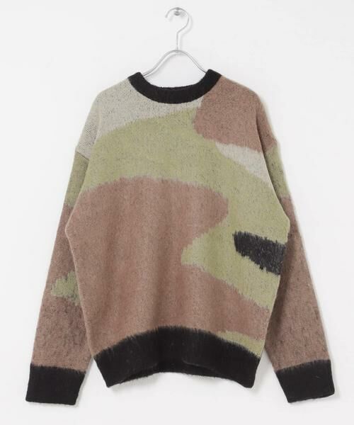 URBAN RESEARCH ITEMS / アーバンリサーチ アイテムズ ニット・セーター | モヘヤタッチカモフラリラックスニット | 詳細7