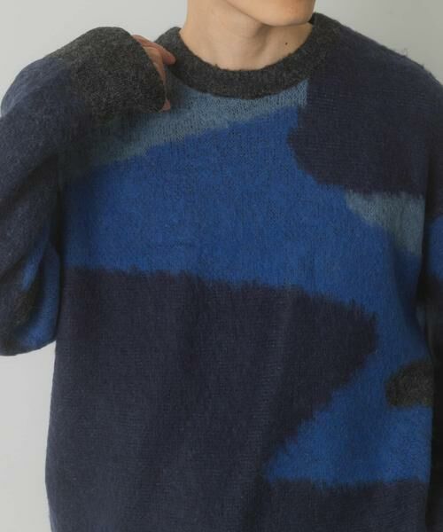 URBAN RESEARCH ITEMS / アーバンリサーチ アイテムズ ニット・セーター | モヘヤタッチカモフラリラックスニット | 詳細9