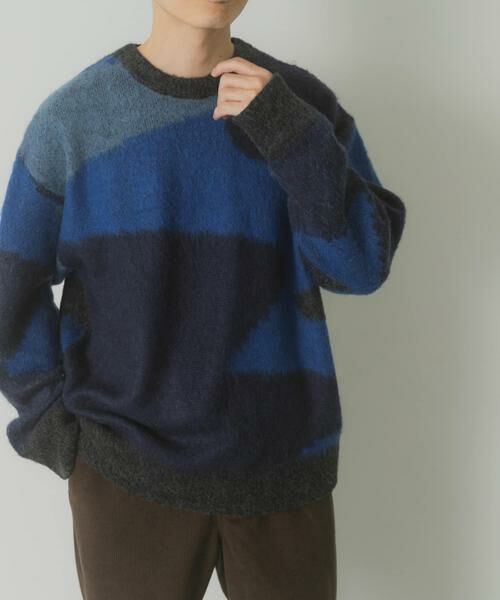 URBAN RESEARCH ITEMS / アーバンリサーチ アイテムズ ニット・セーター | モヘヤタッチカモフラリラックスニット | 詳細10