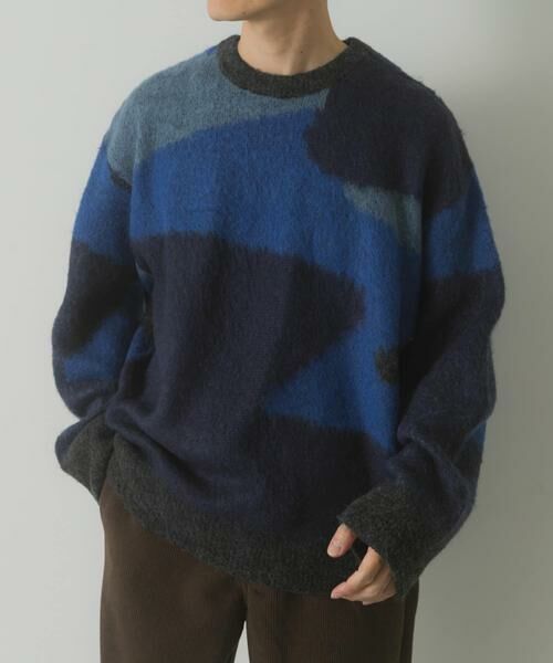 URBAN RESEARCH ITEMS / アーバンリサーチ アイテムズ ニット・セーター | モヘヤタッチカモフラリラックスニット | 詳細11