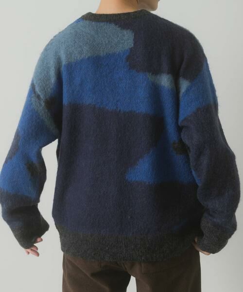 URBAN RESEARCH ITEMS / アーバンリサーチ アイテムズ ニット・セーター | モヘヤタッチカモフラリラックスニット | 詳細12