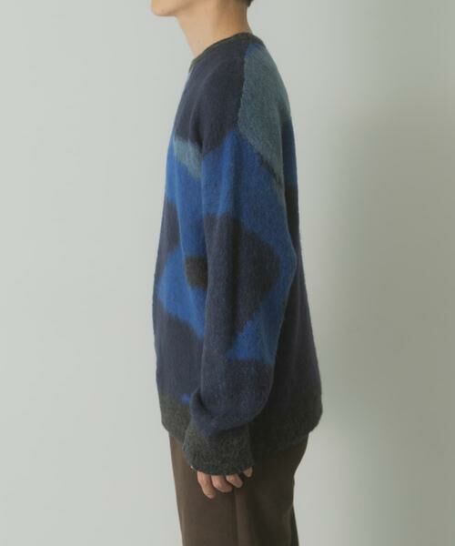 URBAN RESEARCH ITEMS / アーバンリサーチ アイテムズ ニット・セーター | モヘヤタッチカモフラリラックスニット | 詳細15