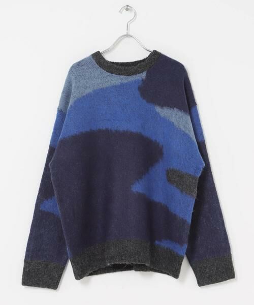 URBAN RESEARCH ITEMS / アーバンリサーチ アイテムズ ニット・セーター | モヘヤタッチカモフラリラックスニット | 詳細17