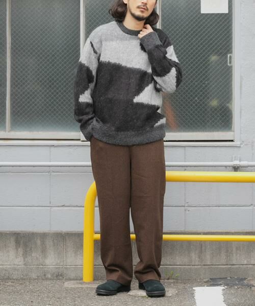 URBAN RESEARCH ITEMS / アーバンリサーチ アイテムズ ニット・セーター | モヘヤタッチカモフラリラックスニット | 詳細21