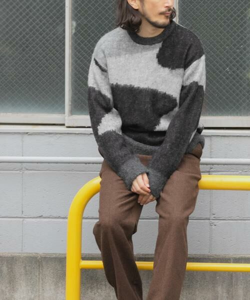 URBAN RESEARCH ITEMS / アーバンリサーチ アイテムズ ニット・セーター | モヘヤタッチカモフラリラックスニット | 詳細22