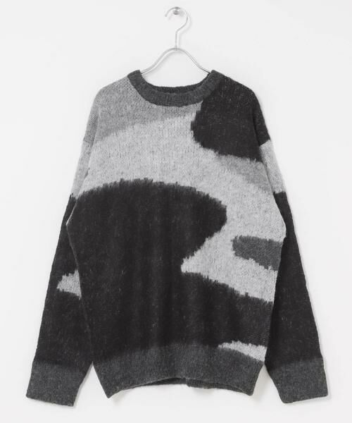 URBAN RESEARCH ITEMS / アーバンリサーチ アイテムズ ニット・セーター | モヘヤタッチカモフラリラックスニット | 詳細23