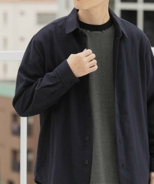 URBAN RESEARCH ITEMS / アーバンリサーチ アイテムズ シャツ・ブラウス | バイオウォッシュフランネルレギュラーシャツ | 詳細1