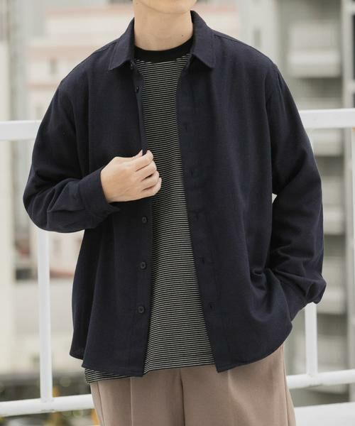 URBAN RESEARCH ITEMS / アーバンリサーチ アイテムズ シャツ・ブラウス | バイオウォッシュフランネルレギュラーシャツ | 詳細2