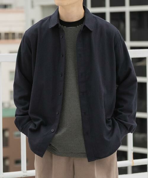 URBAN RESEARCH ITEMS / アーバンリサーチ アイテムズ シャツ・ブラウス | バイオウォッシュフランネルレギュラーシャツ | 詳細3