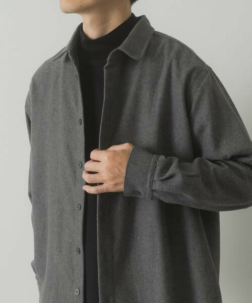 URBAN RESEARCH ITEMS / アーバンリサーチ アイテムズ シャツ・ブラウス | バイオウォッシュフランネルレギュラーシャツ | 詳細8