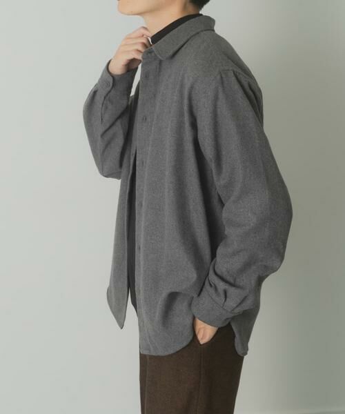 URBAN RESEARCH ITEMS / アーバンリサーチ アイテムズ シャツ・ブラウス | バイオウォッシュフランネルレギュラーシャツ | 詳細9